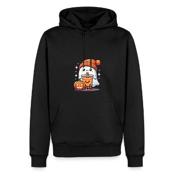 Halloween Kostüm Ghost Sweets Tee - Männer Premium Bio Hoodie - Schwarz - Vorne - Nico (187cm)