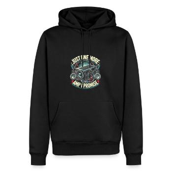 Nur noch eine Ampel, versprochen - Männer Premium Bio Hoodie - Schwarz - Vorne - Nico (187cm)