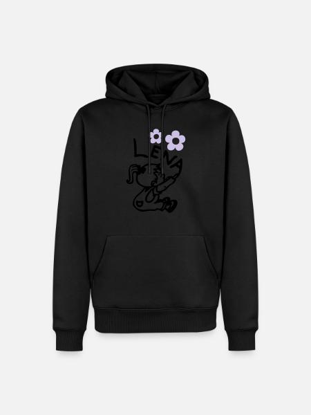 naam lena © - Männer Premium Bio Hoodie - Schwarz