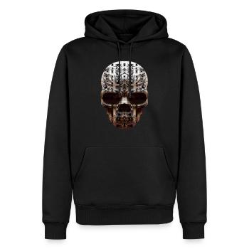 Gothique amant - Sweat à capuche Premium bio Homme - noir - Devant - Nico (187cm)