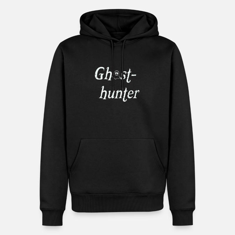 GhostHunter - Männer Premium Bio Hoodie - Schwarz
