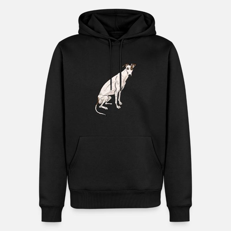 Levrette - Sweat à capuche Premium bio Homme - noir