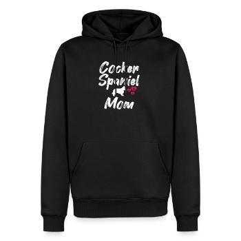 Cocker Spaniel Dog Maman Maman Maman Pet Lover - Sweat à capuche Premium bio Homme - noir - Devant - Nico (187cm)