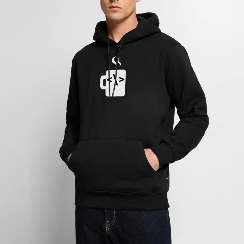 JavaScript Code Developer Developer Coffee Java Sweat à capuche Premium bio Homme