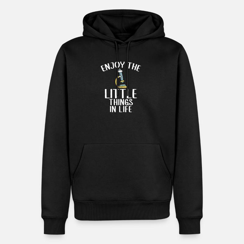 Biologe Microbiologe Microscope Laboratory - Männer Premium Bio Hoodie - Schwarz