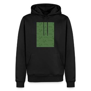 4BA765E5 4661 45FD 884C CEE32FE52AD3 - Männer Premium Bio Hoodie - Schwarz - Vorne - Nico (187cm)