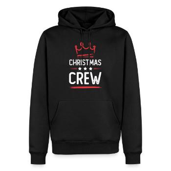 Christmas Crew - Männer Premium Bio Hoodie - Schwarz - Vorne - Nico (187cm)