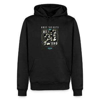 To go be 28 the pain - Men’s Premium Organic Hoodie - black - Front - Nico (187cm)