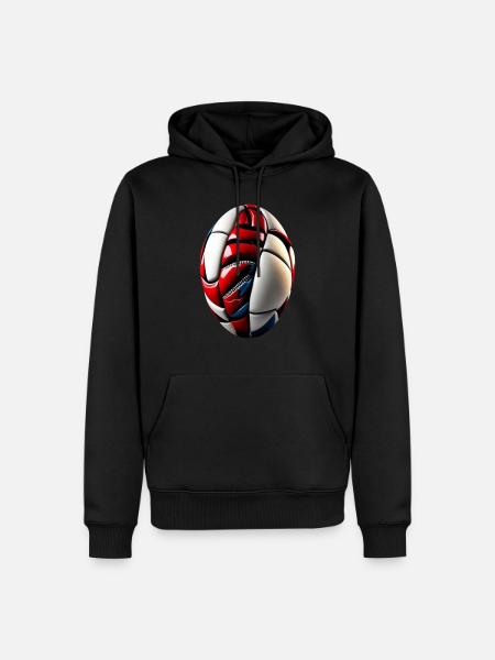 SIIIR FOOTBALL - Sweat à capuche Premium bio Homme - noir