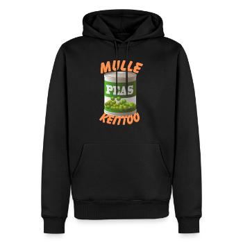 Maultiersuppe - Männer Premium Bio Hoodie - Schwarz - Vorne - Nico (187cm)
