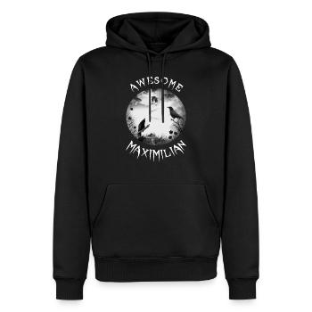 Maximilian Geburtstag Max - Männer Premium Bio Hoodie - Schwarz - Vorne - Nico (187cm)