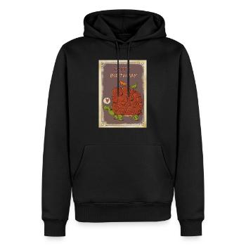 Happy Birthday - Sweat à capuche Premium bio Homme - noir - Devant - Nico (187cm)