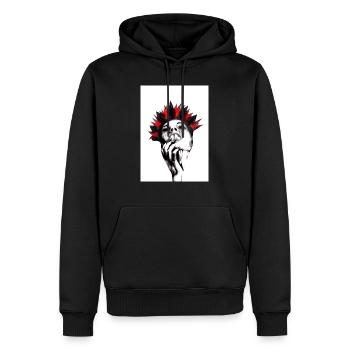 Demon Girl - Men’s Premium Organic Hoodie - black - Front - Nico (187cm)