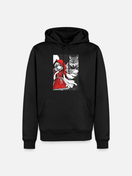 Chaperon rouge - Sweat à capuche Premium bio Homme - noir