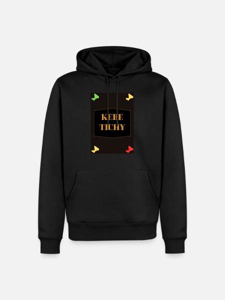 KEBE TICHY - Men’s Premium Organic Hoodie - black
