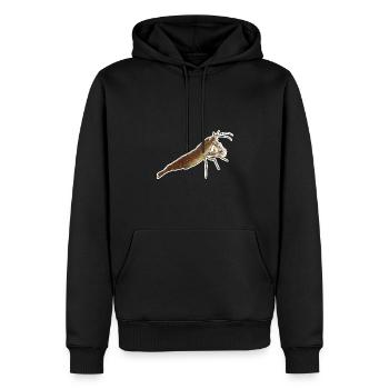 Bamboo Shrimp Pet Design pour les fiers fans de crevettes - Sweat à capuche Premium bio Homme - noir - Devant - Nico (187cm)