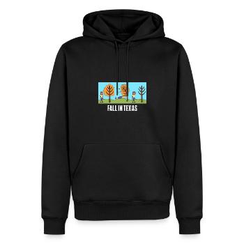 Texas Weather Fall Design for Proud Texans - Men’s Premium Organic Hoodie - black - Front - Nico (187cm)
