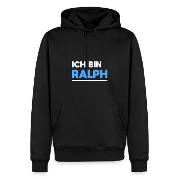 Ralph Name Spruch für stolze Ralphs - Männer Premium Bio Hoodie - Schwarz - Vorne - Nico (187cm)