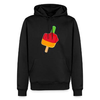 Lutschfinger Stinkefinger Flutschfinger - Männer Premium Bio Hoodie - Schwarz - Vorne - Nico (187cm)