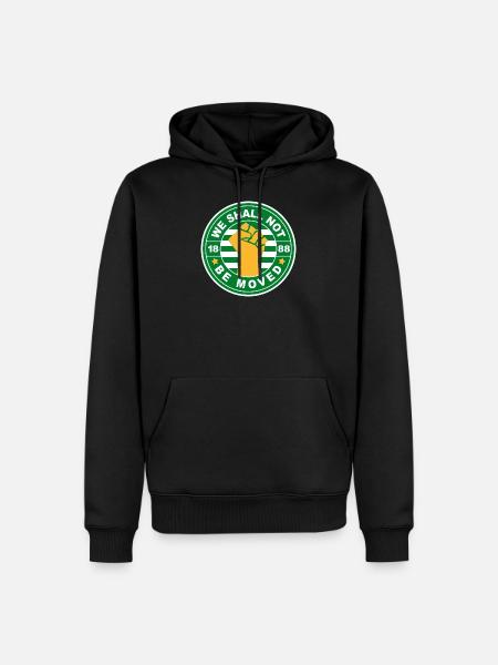 We Shall Not Be Moved - Men’s Premium Organic Hoodie - black