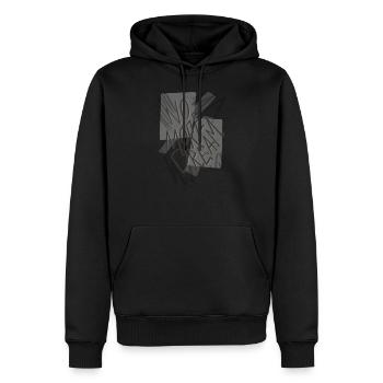 Kein Traum mehr, KPOP, Bangtan Logo - Männer Premium Bio Hoodie - Schwarz - Vorne - Nico (187cm)
