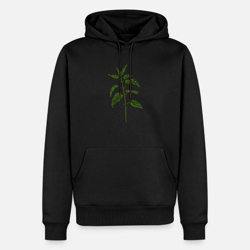 - Ich habe eine - Männer Premium Bio Hoodie - Schwarz