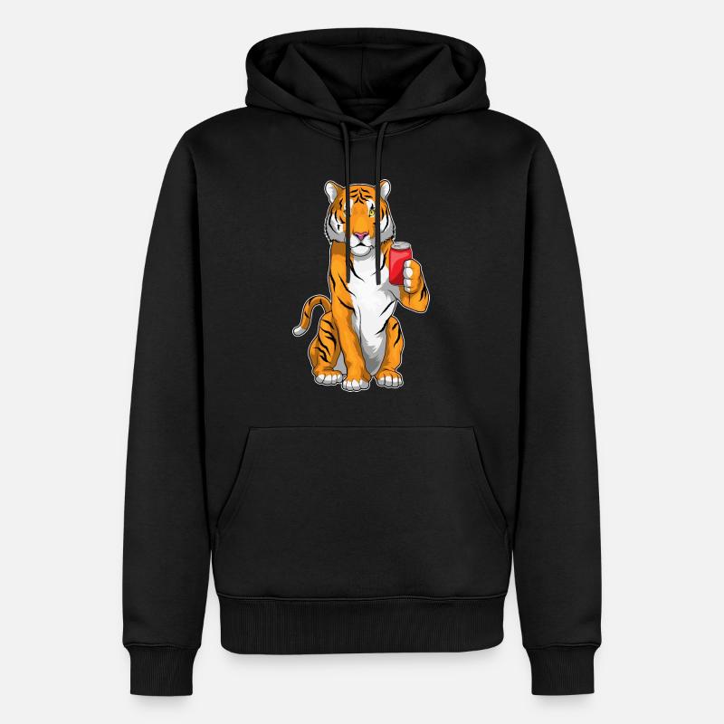 Limonade Tiger - Sweat à capuche Premium bio Homme - noir