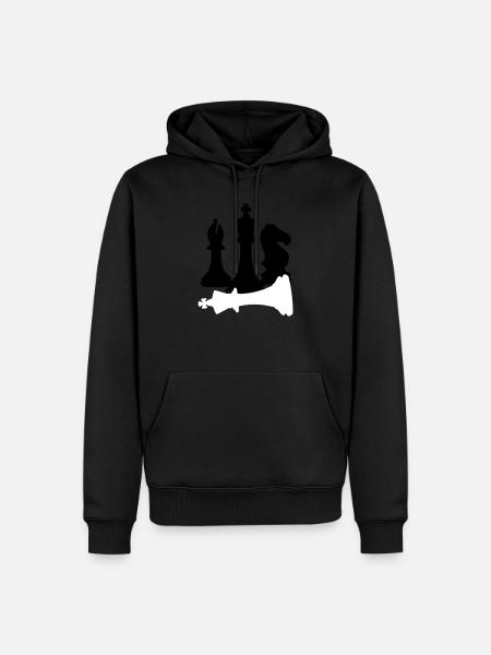 Chess, Checkmate - Men’s Premium Organic Hoodie - black