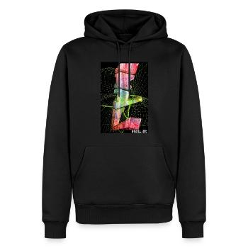ILL 3D - Männer Premium Bio Hoodie - Schwarz - Vorne - Nico (187cm)