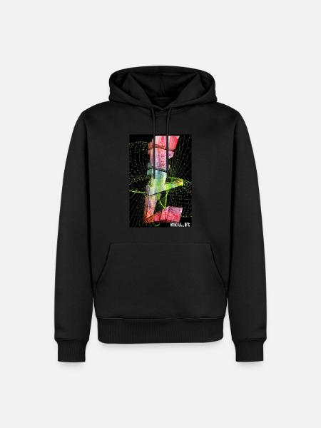 ILL 3D - Männer Premium Bio Hoodie - Schwarz