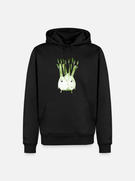 Fenchel - Männer Premium Bio Hoodie - Schwarz