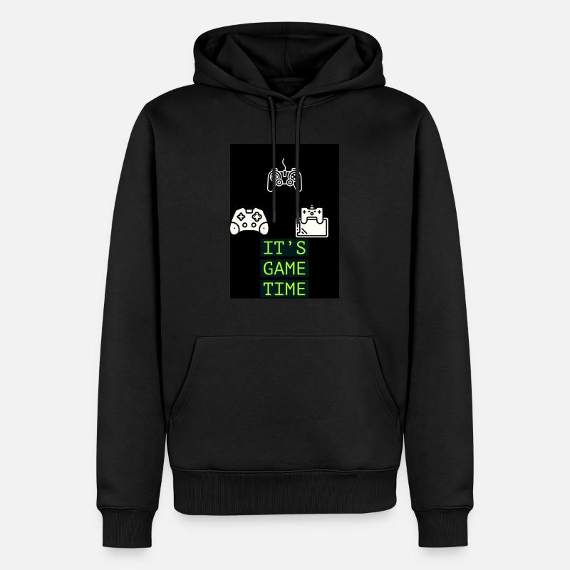 Julian - Männer Premium Bio Hoodie - Schwarz