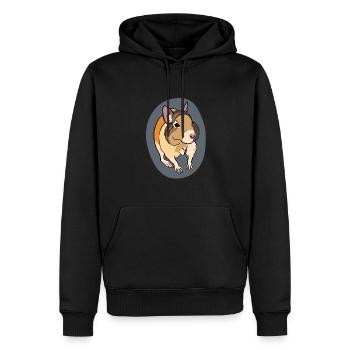 Koszatnicza - Men’s Premium Organic Hoodie - black - Front - Nico (187cm)