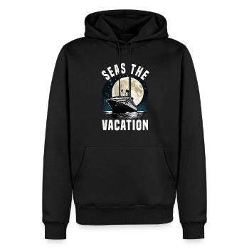 Seas The Vacation Cruise Ship Vacation Group - Männer Premium Bio Hoodie - Schwarz - Vorne - Nico (187cm)