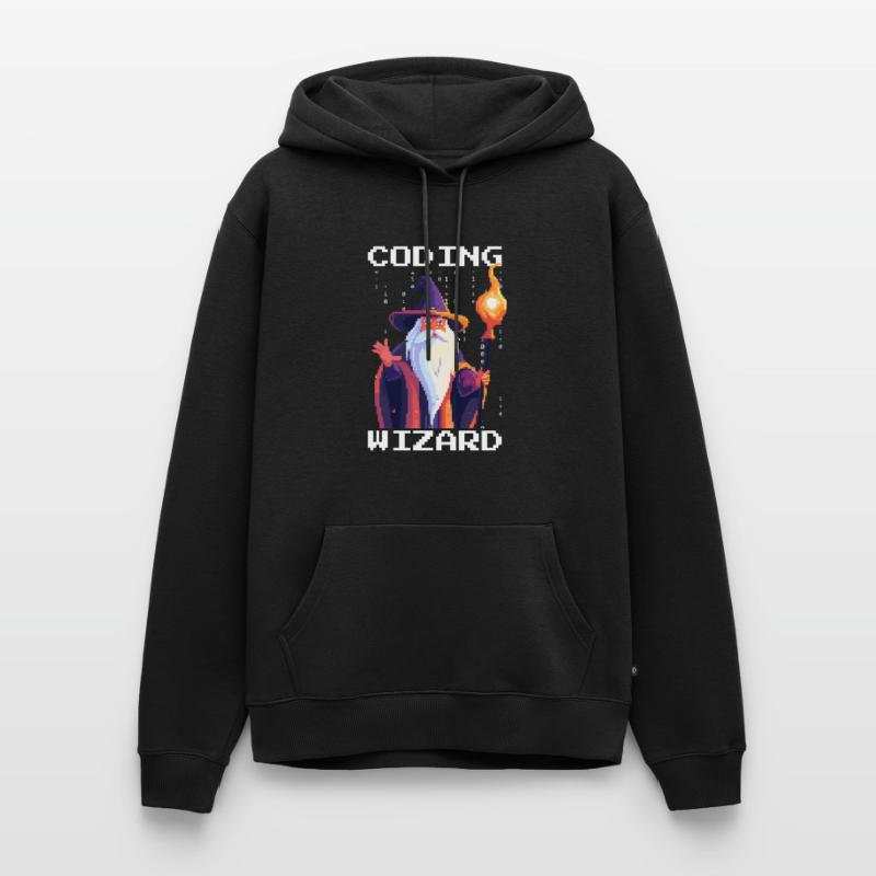 CODING WIZARD Coder Programmer Developer Humor Men’s Premium Organic Hoodie
