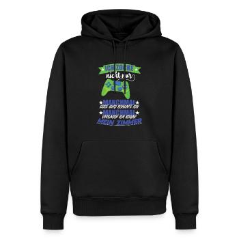 Zocken Gaming lustiger Spruch tshirt design - Männer Premium Bio Hoodie - Schwarz - Vorne - Nico (187cm)