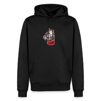 Valentines - Climbing Couple - T-shirt d'escalade - Sweat à capuche Premium bio Homme - noir - Devant - Nico (187cm)