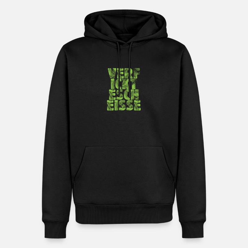 Verfickte Scheiße - Männer Premium Bio Hoodie - Schwarz