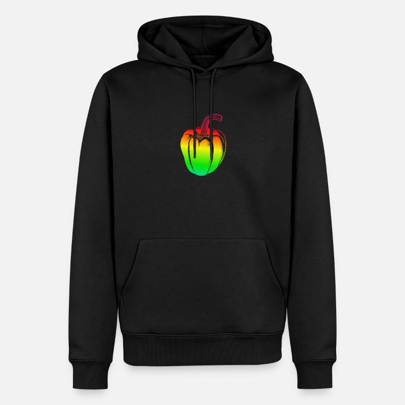 3 in 1 Pfeffer - Männer Premium Bio Hoodie - Schwarz
