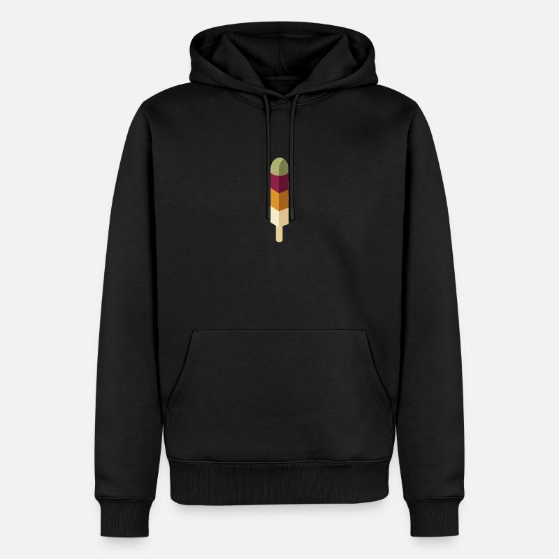 Glace au cactus - Sweat à capuche Premium bio Homme - noir