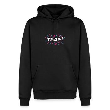 Ta Da Zaubertrick Party Lustige Geschenkidee - Männer Premium Bio Hoodie - Schwarz - Vorne - Nico (187cm)