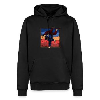 Sambo Soviet Union USSR Russia Sports - Men’s Premium Organic Hoodie - black - Front - Nico (187cm)