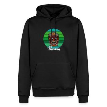 Barong Balinesische Mythologie Indonesien - Männer Premium Bio Hoodie - Schwarz - Vorne - Nico (187cm)