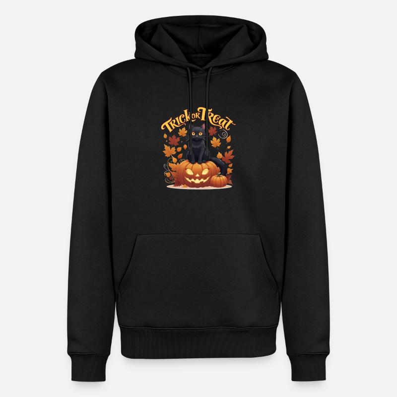 Süßes oder Saures - Männer Premium Bio Hoodie - Schwarz