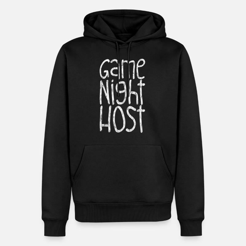 Game Night Host 2 - Männer Premium Bio Hoodie - Schwarz