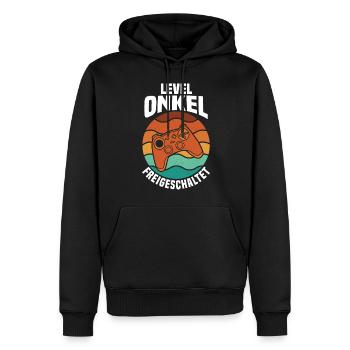 Patenonkel Gaming Zocker Gamer Onkel - Männer Premium Bio Hoodie - Schwarz - Vorne - Nico (187cm)