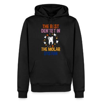 The Best Dentist In The Molar System 2 - Männer Premium Bio Hoodie - Schwarz - Vorne - Nico (187cm)
