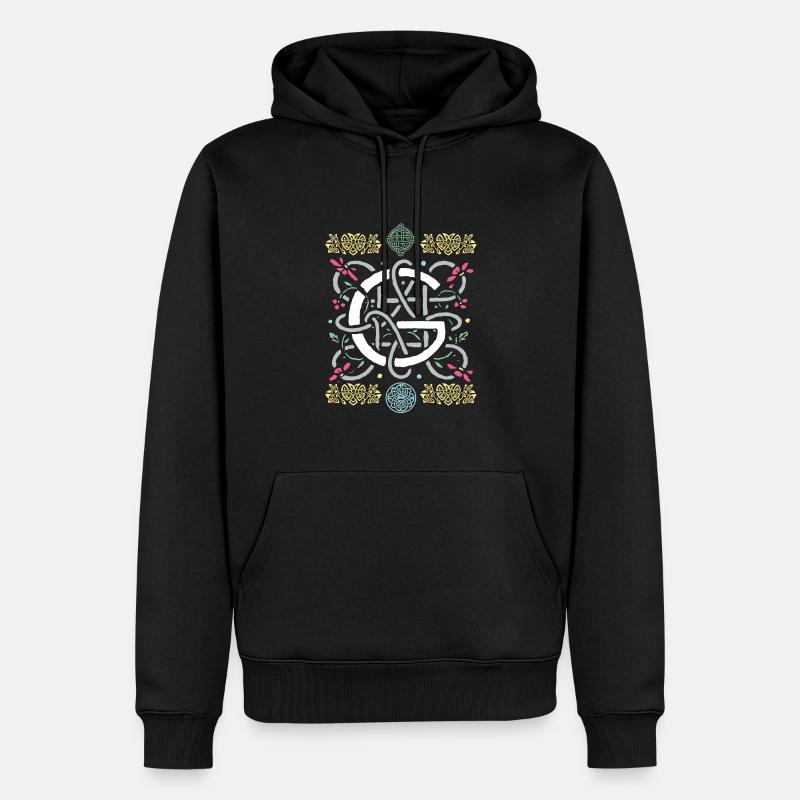 G - Männer Premium Bio Hoodie - Schwarz