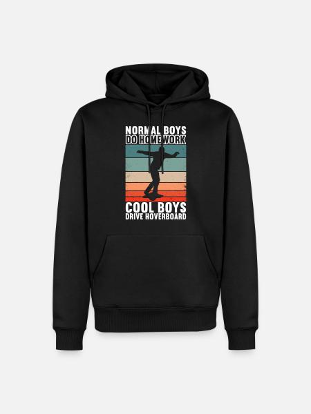 Hoverboard Patinage - Sweat à capuche Premium bio Homme - noir