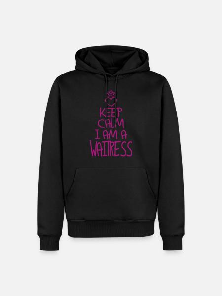 Best Bedienung ever Bedienung Geschenk - Männer Premium Bio Hoodie - Schwarz